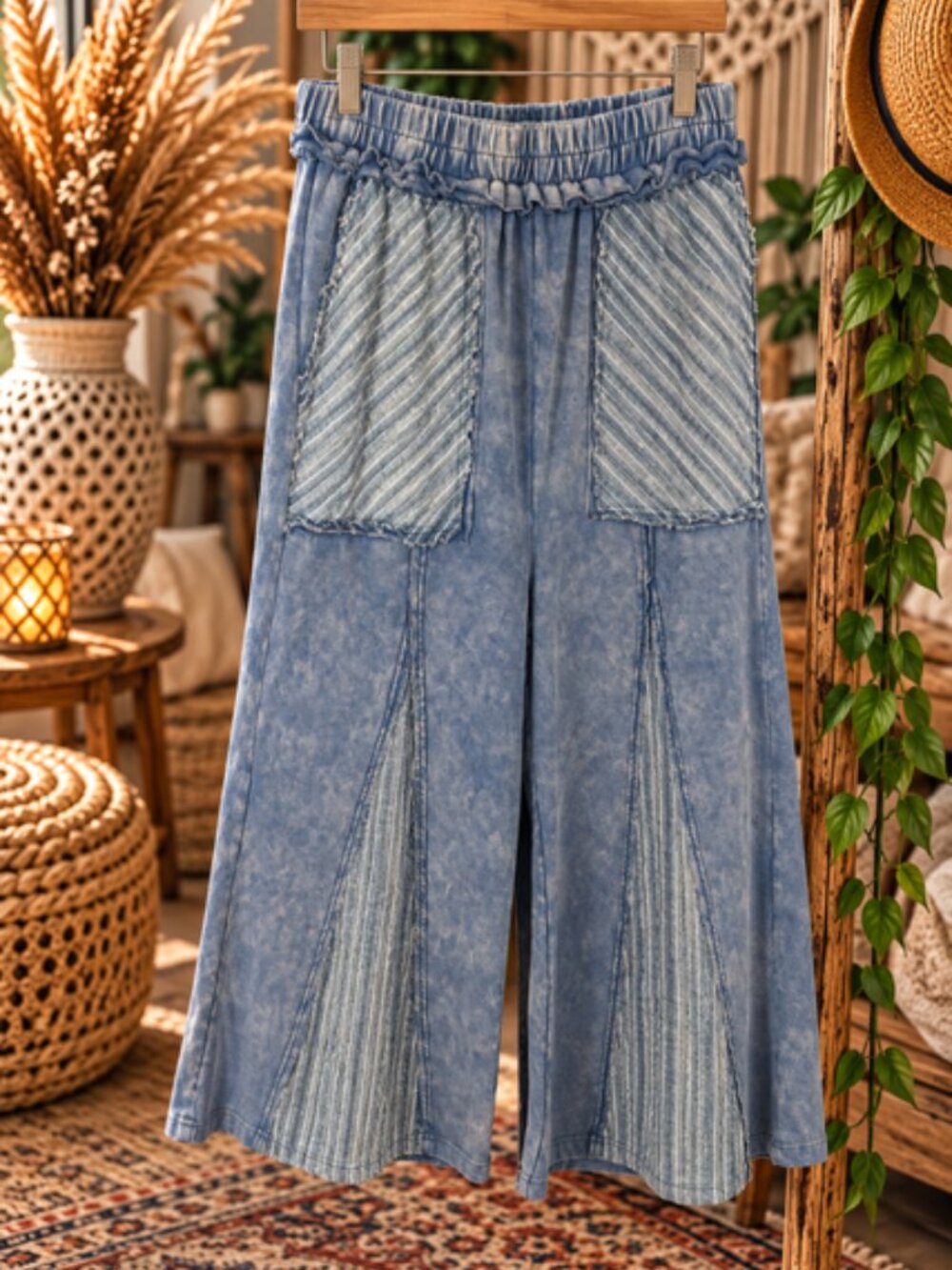 NWT XL Sage & Fig Cropped Pants